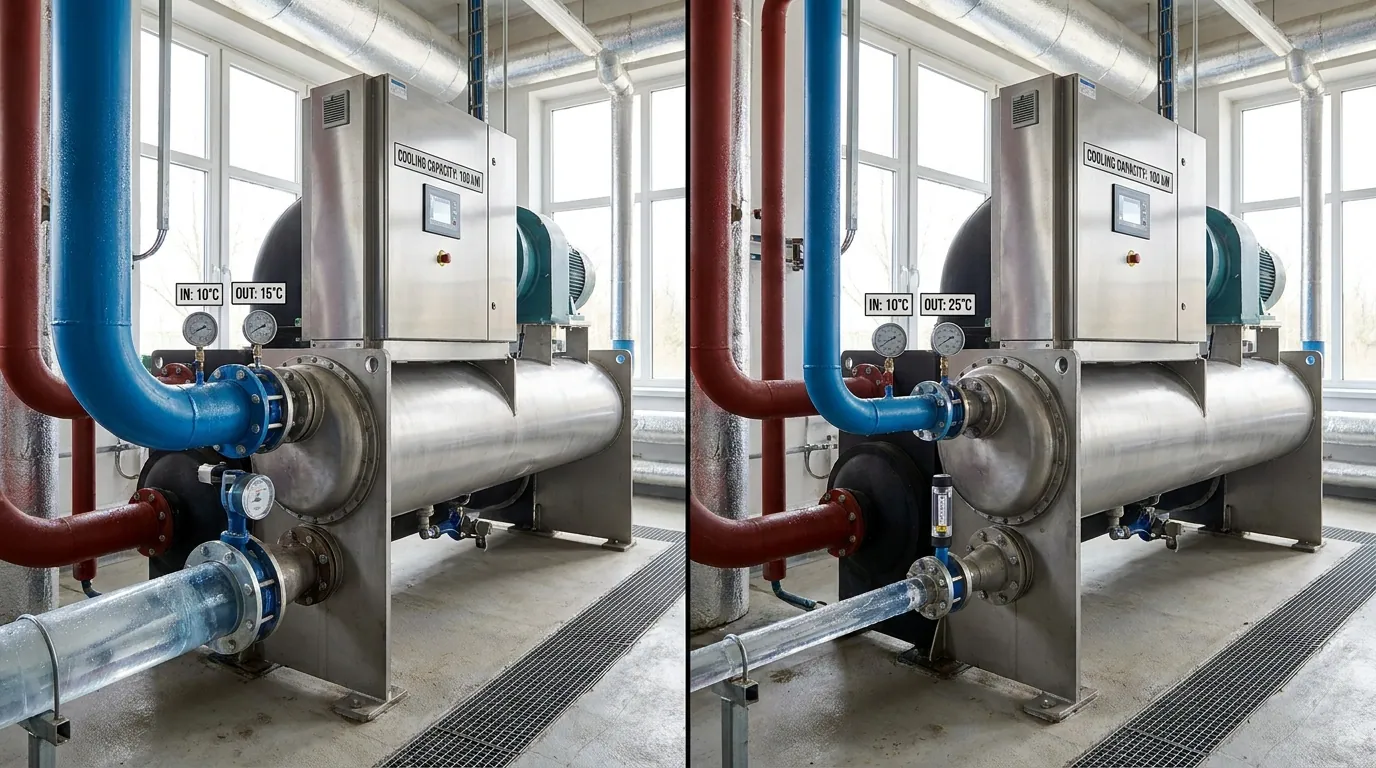 Cooling Water Requirements for the Same Cooling Capacity Is Not Always the Same