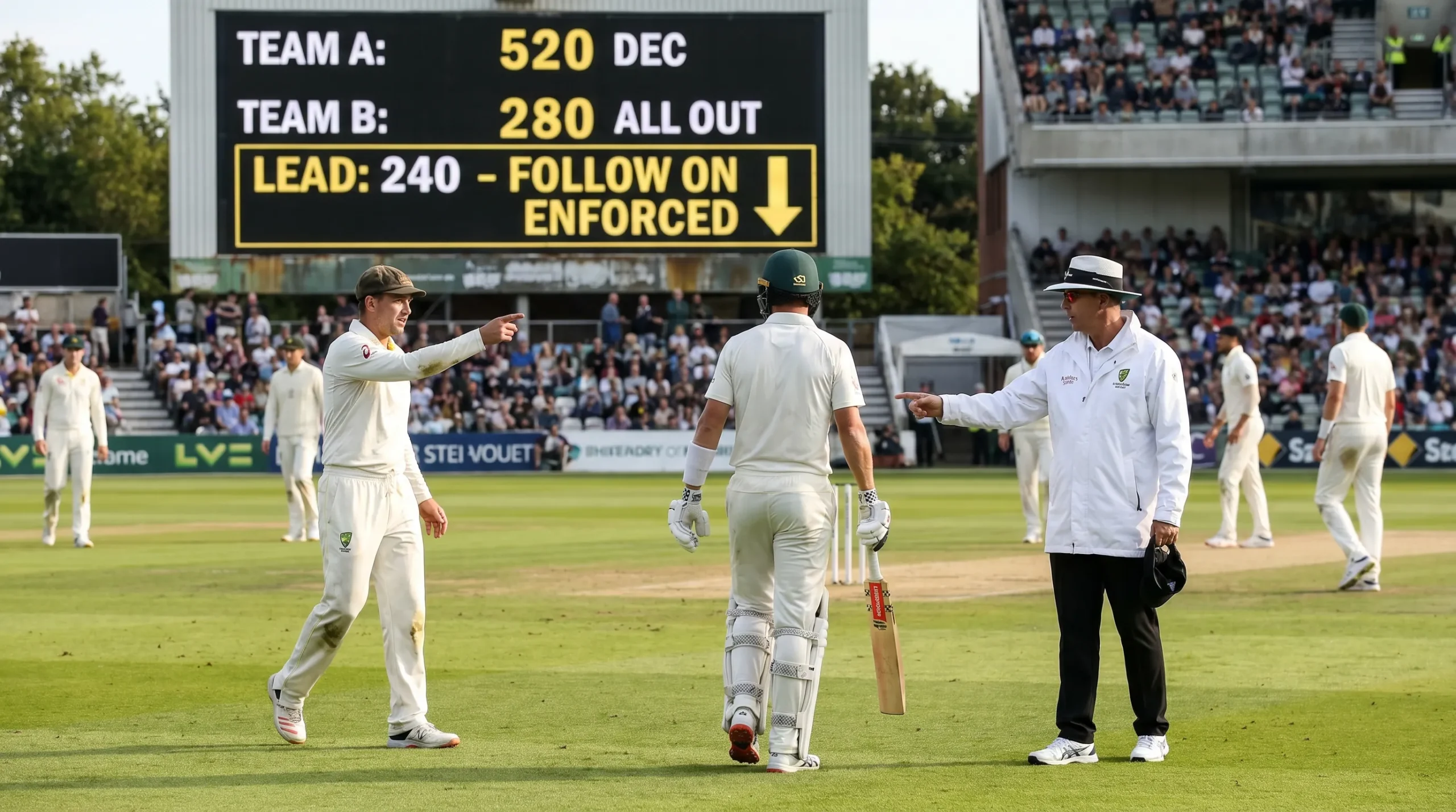 How to Calculate the Follow On in Test Cricket