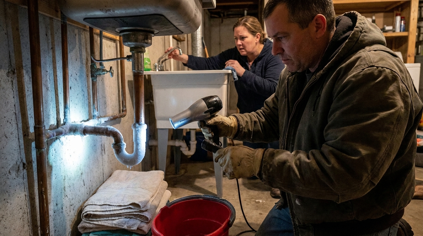 What to Do When Pipes Freeze