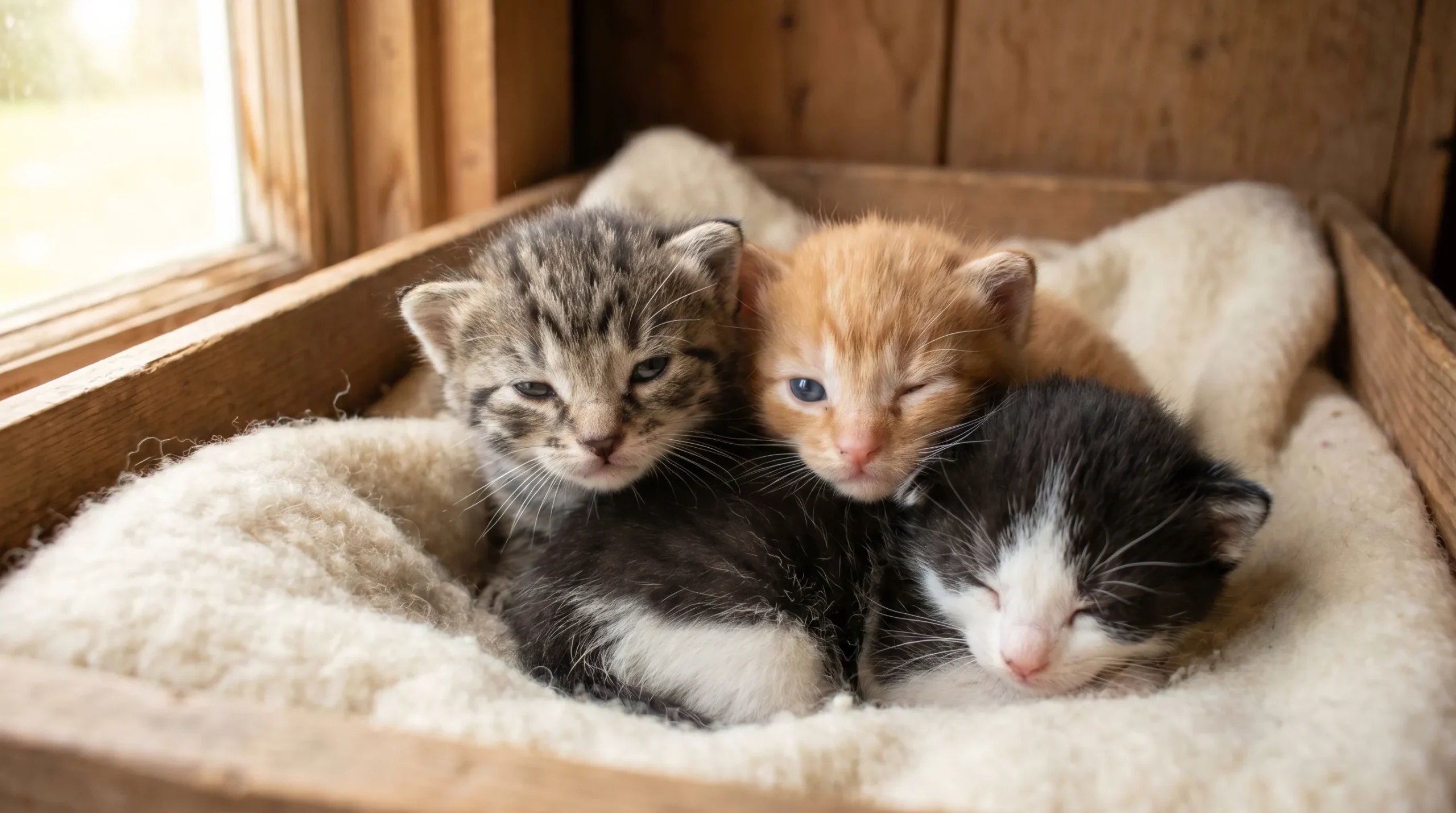 When Do Kittens Open Their Eyes