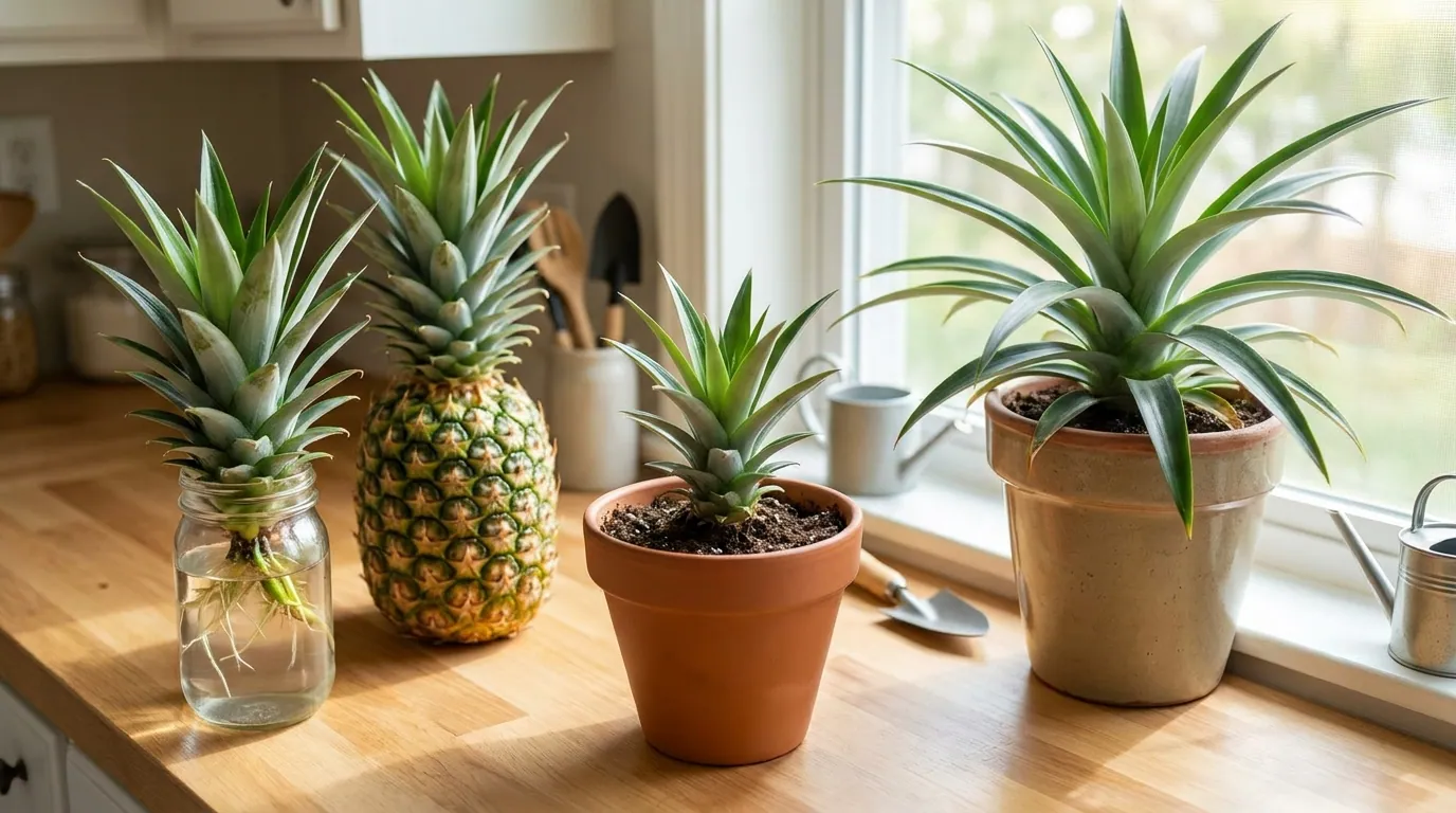 How to Grow Pineapple Plant From the Top