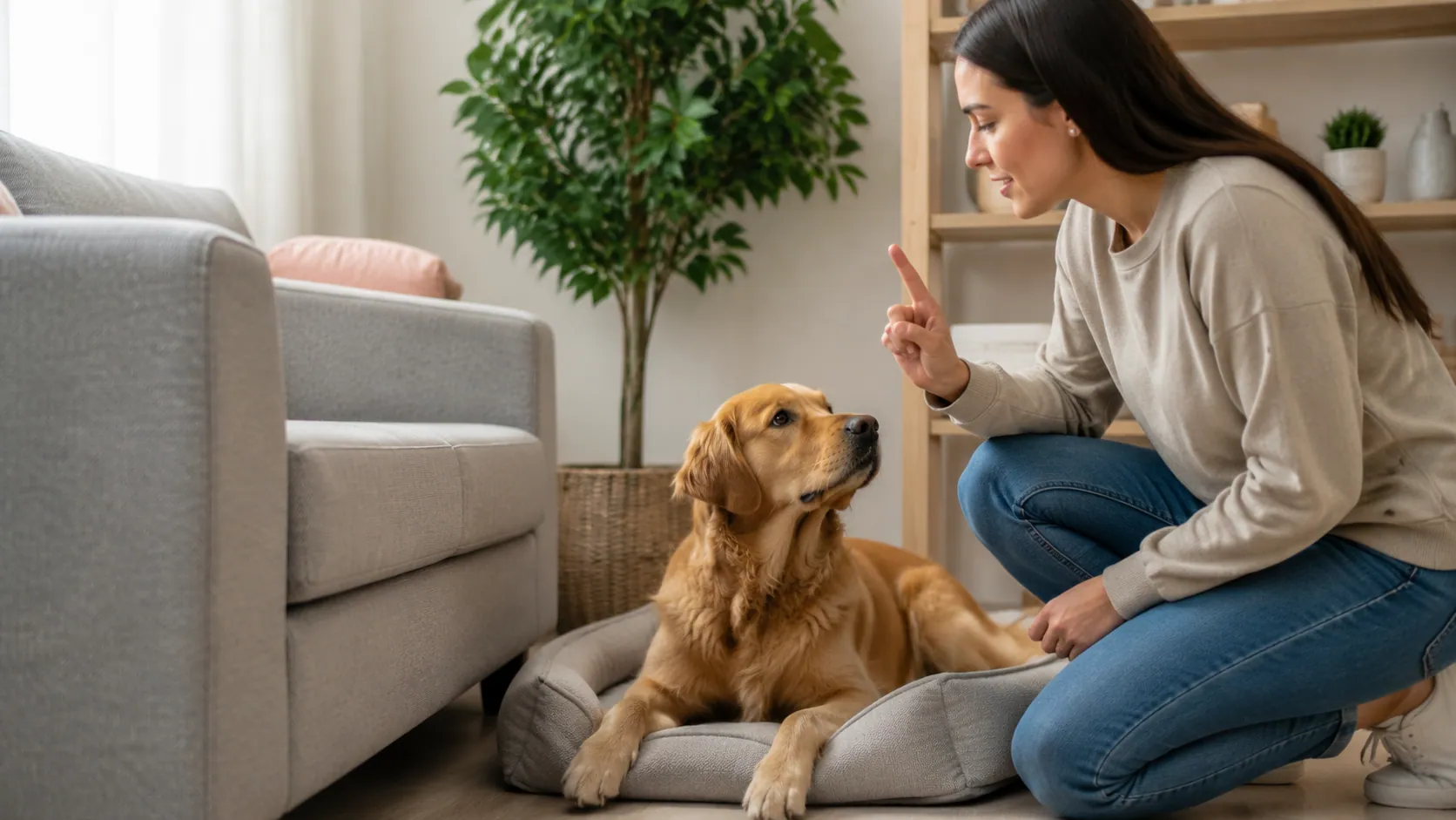 How to Keep a Dog Off the Sofa