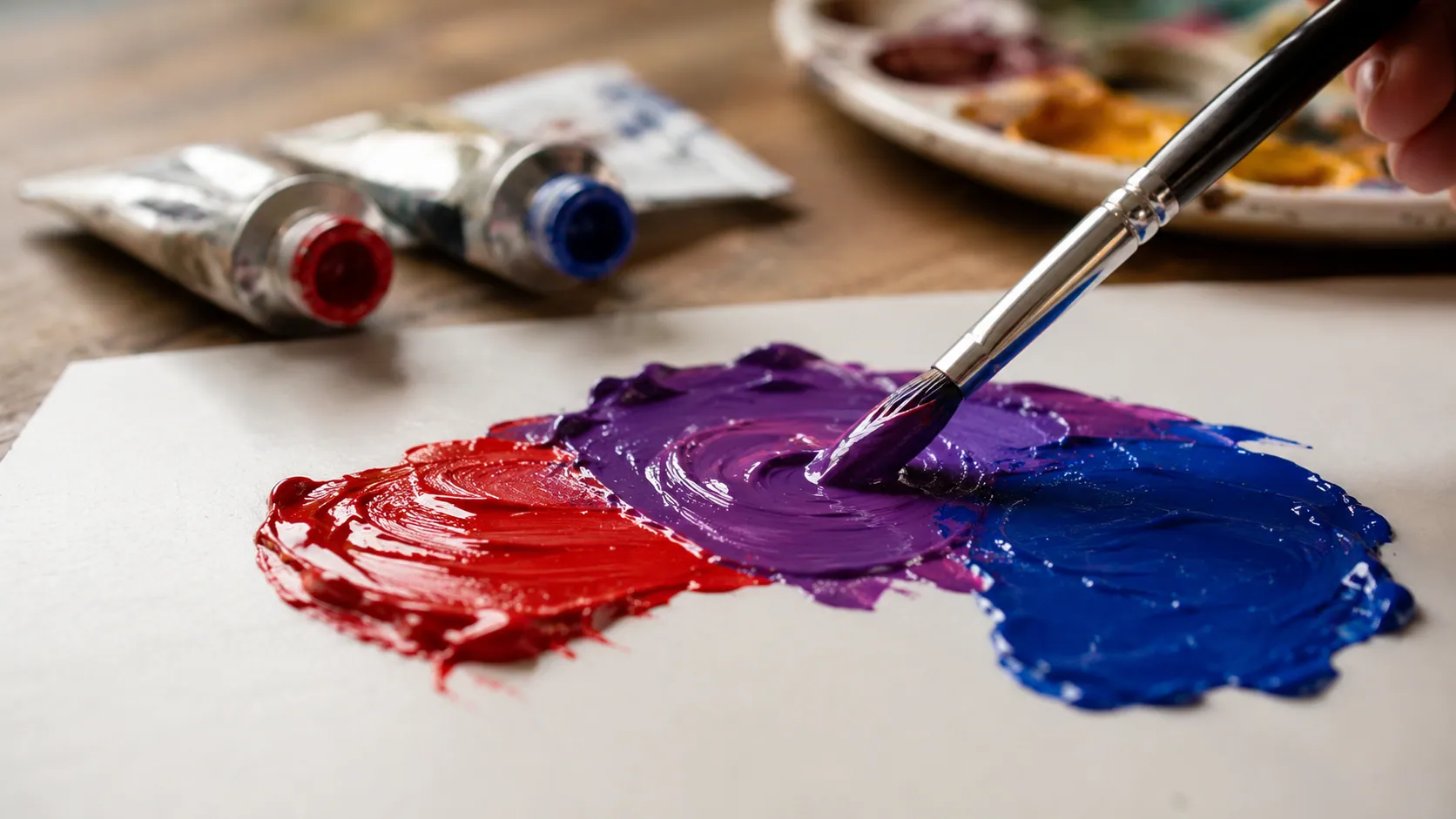 What Colors Do You Mix to Make the Color Purple